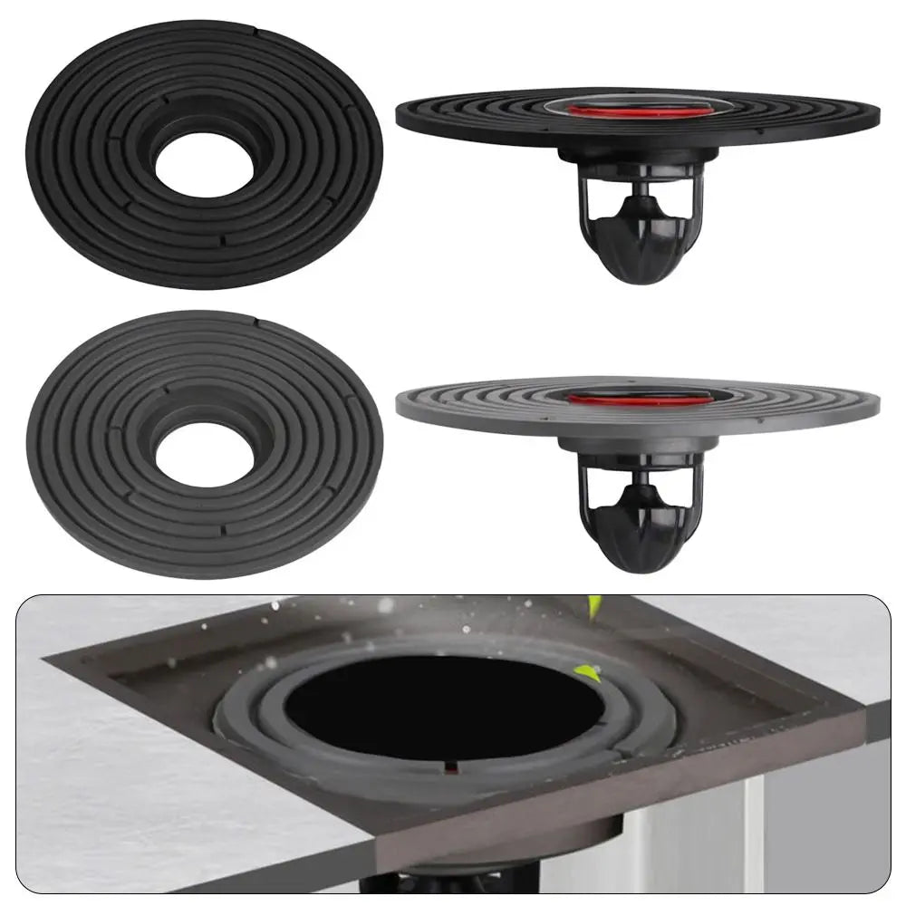1Pcs Bathroom Floor Floor Drain Core Odor And Insect Proof Can Be Cut Sewer Cover Large Size 138mm Sewer Rapid Drainage Oasis Select