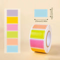 500Pcs Colored Labels Stickers Self-adhesive Paper Waterproof Label Stickers Handwritten Name Stickers Date and Food Labels Oasis Select 500Pcs