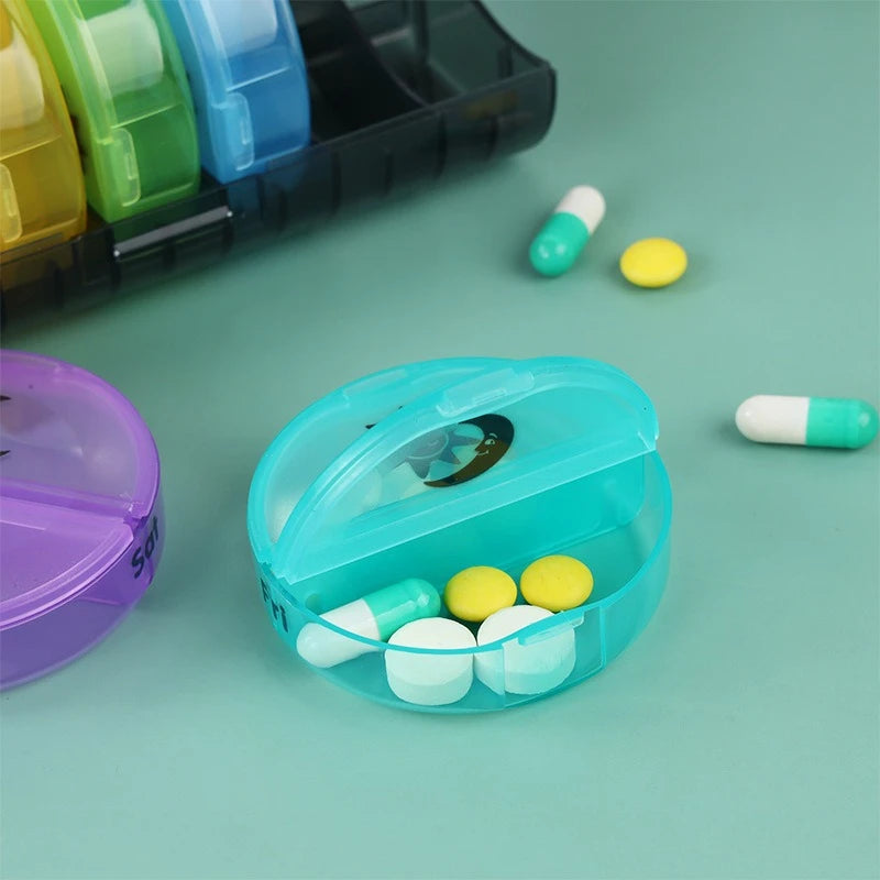 7-Day Pill Organizer – 21-Compartment Weekly Medicine Dispenser Weekly Pill Organizer Oasis Select