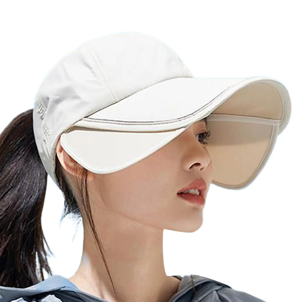 Sun Visor Hat Breathable Adjustable Wide Brim Bucket Caps Outdoor Beach Fisherman Hat Sunscreen Protection Cap UV Protection Oasis Select