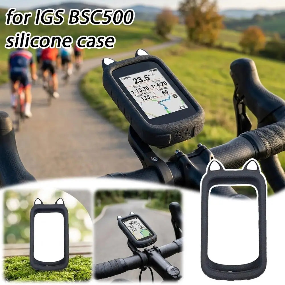 Silicone Case for IGS BSC500 Bike Computer – Cat Ear Cover