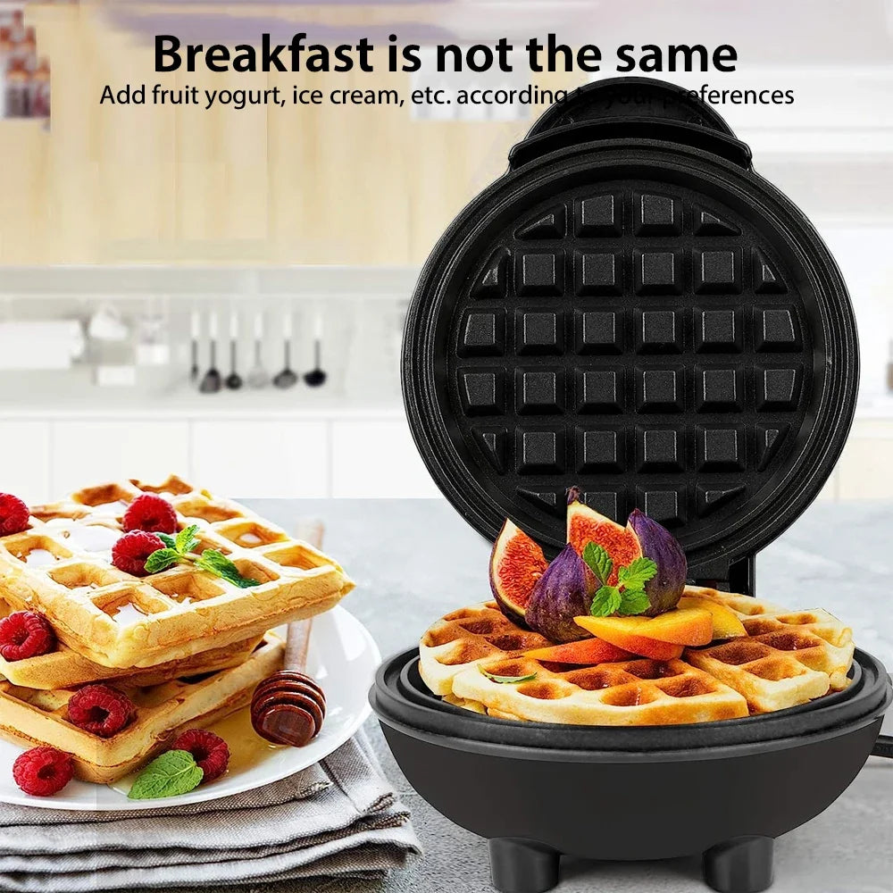 350W Mini Waffle Maker Electric Breakfast Maker Non Stick Pancake Bubble Egg Cake Oven Pan Eggette Machine Oasis Select