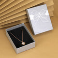 Fashion Bowknot Jewelry Box Multi Colors Ring Earrings Pendant Necklace Gift Jewelry Storage Display Paper Jewelry Packaging Box Oasis Select Silver Other
