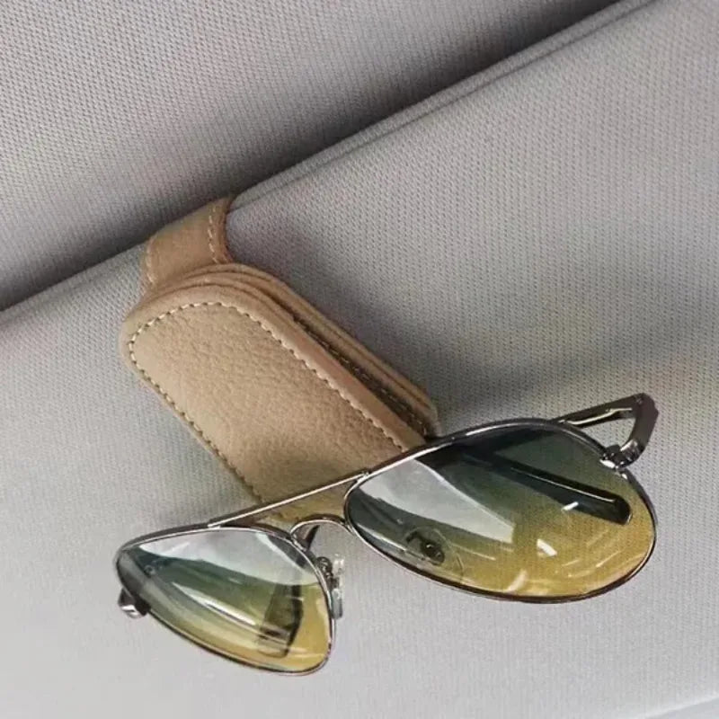 Car Sun Visor Glasses Case Holder Sunglasses Clip Ticket Card Clip Multifunction Portable Clip Auto Interior Accessories Oasis Select