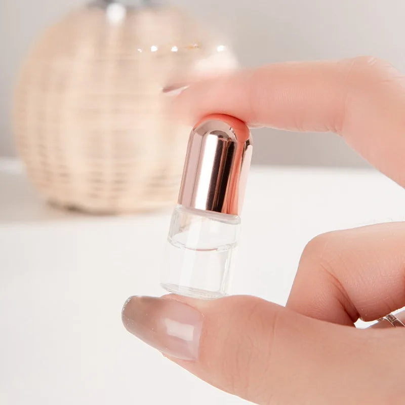 3Pcs 1ml 2ml 3ml Mini Roller Ball Perfume Bottle Portable Refillable Travel Essential Oil Container Cosmetic Containers Oasis Select
