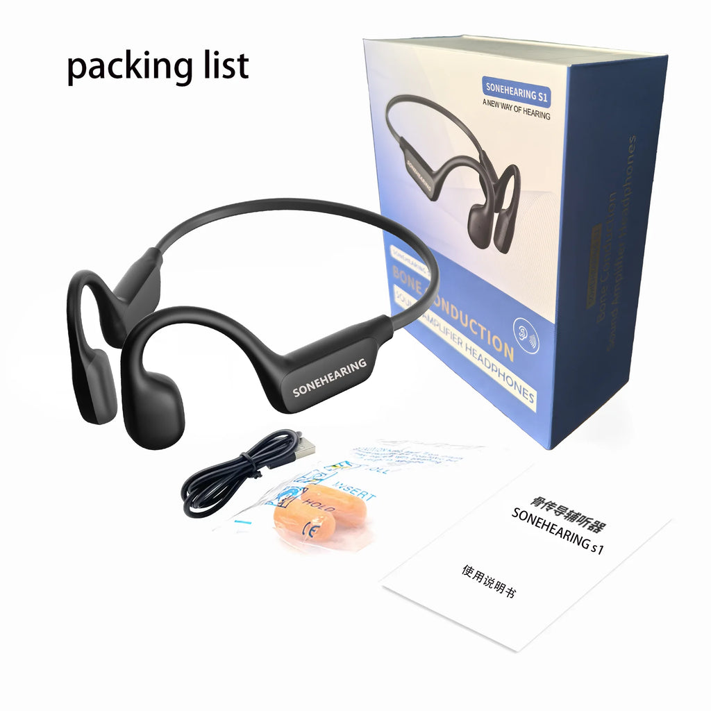 Bone Conduction Headphones Open Ear Wireless Bluetooth Lightweight Comfortable Long Battery Life Sports Running Oasis Select