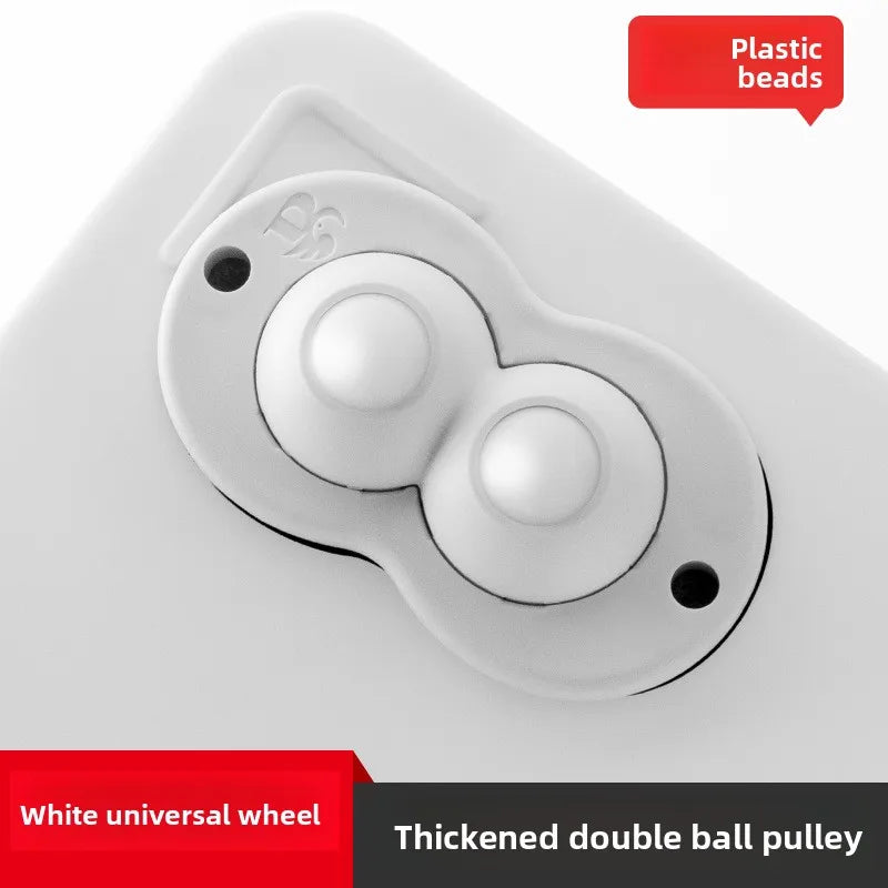 Wheels For Furniture Stainless Steel Roller Self Adhesive Caster Home 360 Degree Load Bearing Swivel Universal Wheel Oasis Select glue bead white