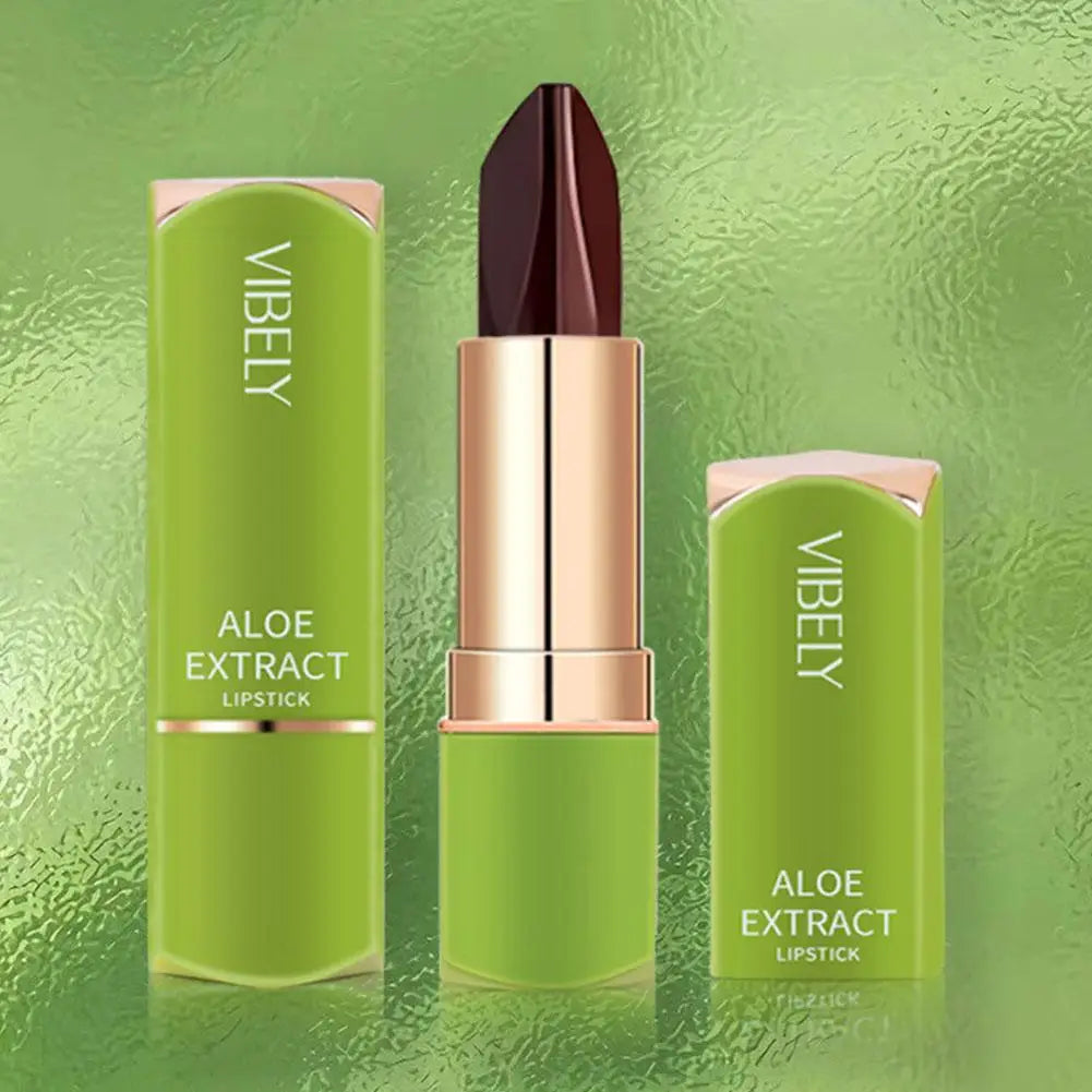 Long Lasting Lipstick VIBELY winter Moisturizing Changing 3 colors Lip Balm Natural Aloe Vera for Women Color-Shifting Makeup Oasis Select
