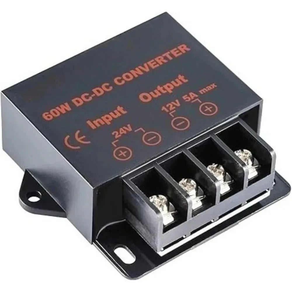 DC 24V Step Down to 12V 10A Conveter Buck Converter Voltage Regulator Transformer IP68 waterproof Aluminium shell With Fuse Oasis Select