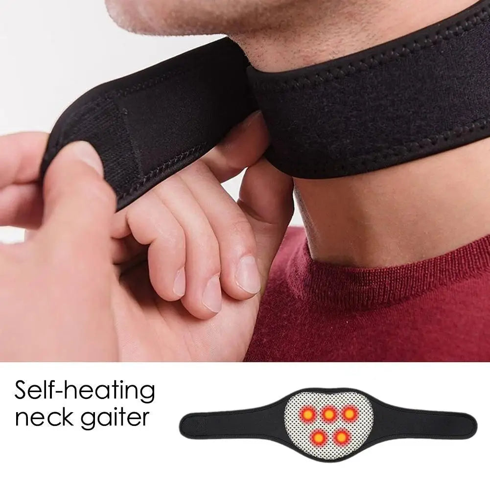 Magnetic Neck Brace Soft Neck Brace with 5/7/9 Magnets Self Heating Neck Support Protector Neck Warm Sleeve for Neck Pain Relief Oasis Select