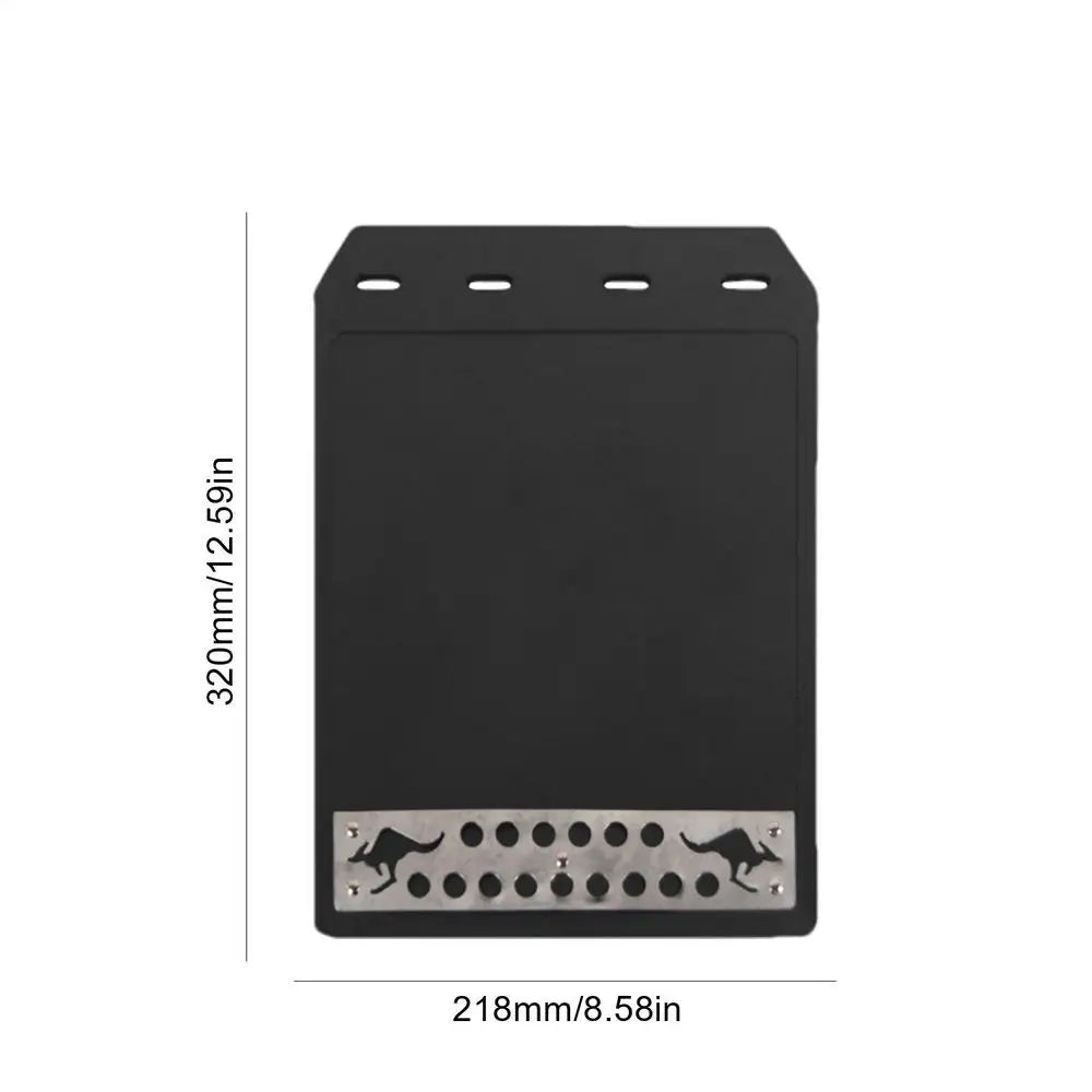 2-Piece Car Mudguard Mud Flaps Heat-Resistant Car Splash Guards Trucks Mud Guards Waterproof Rear Mud Flaps Vehicle Protection Oasis Select Black