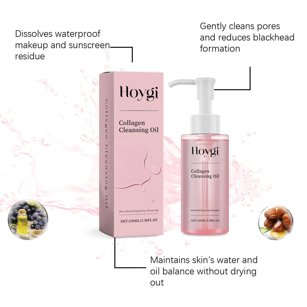 Collagen Cleansing Oil with Jojoba – Gentle Makeup Remover
