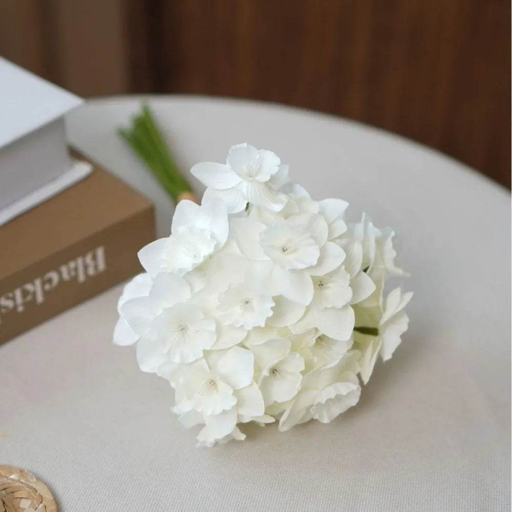 6-Pack Artificial Daffodil Bouquet | Silk Narcissus Flowers