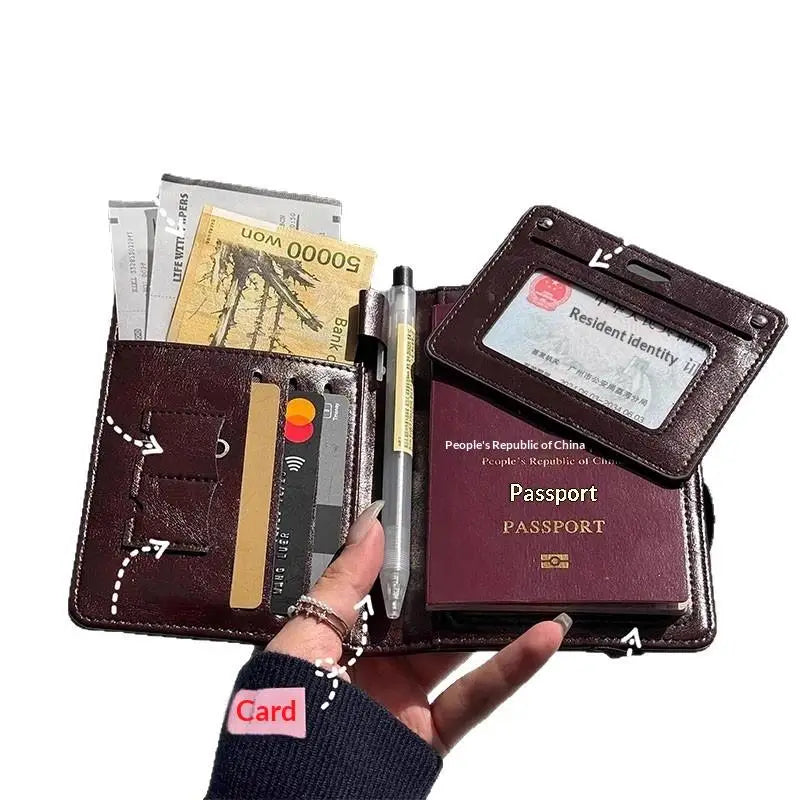 Waterproof PU Passport Holder & Travel Document Organizer Passport Holder Oasis Select
