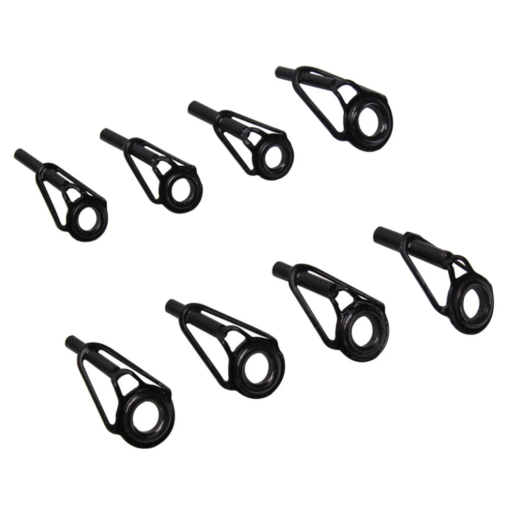 24pcs Tips Guide Tips Transparent Guides Line Rings Mixed Size Ring Rod Repair Kit Fishing Fishing For Lure Fish Rods Oasis Select