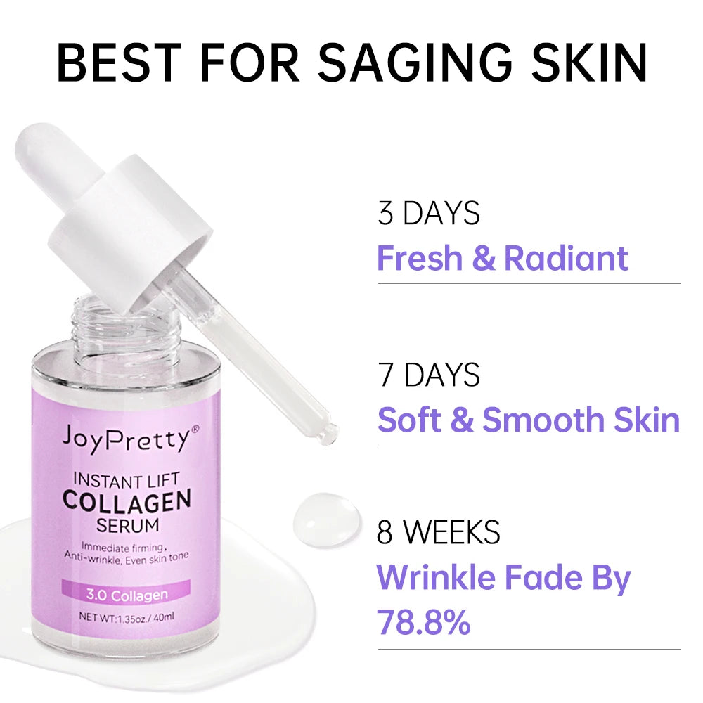 Collagen Whitening Facial Essence Anti-Aging Firming Skin Remover Wrinkle Moisturising Brightning Hyaluronic Acid Face Serum Oasis Select