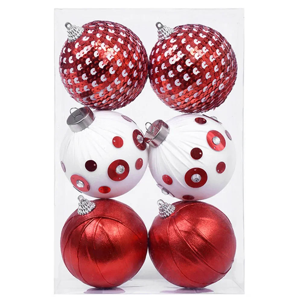For Christmas Tree Decorative Balls Christmas Ball Set Blue Easy Hang Christmas Decorations Festive Atmosphere Oasis Select