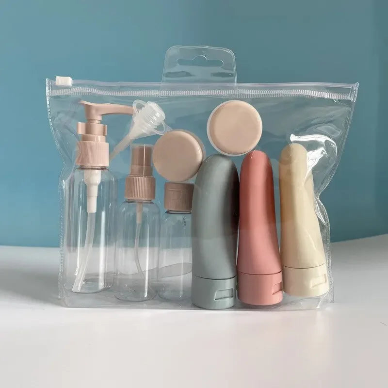11-Piece Travel Bottles Set with Storage Bag | TSA-Friendly