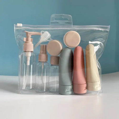 11-Piece Travel Bottles Set with Storage Bag | TSA-Friendly Travel Bottle Set Oasis Select 11pcs set