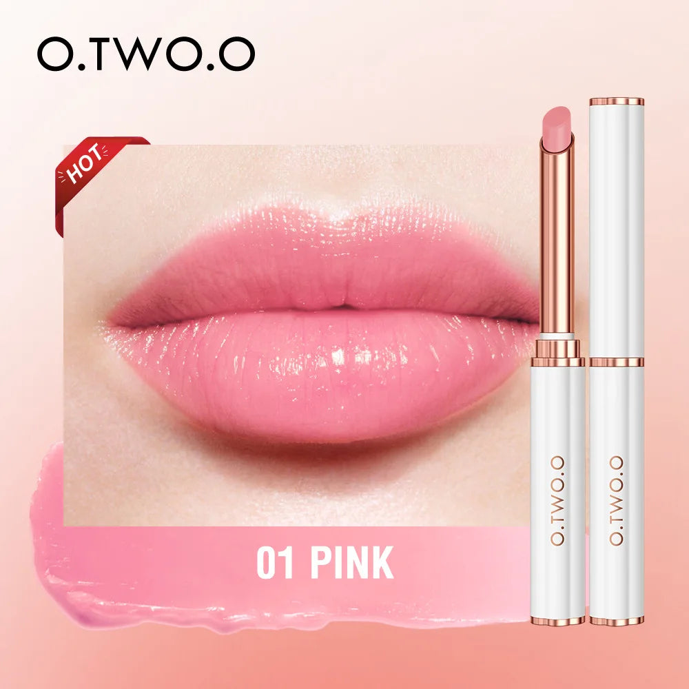 O.TWO.O Color-Changing Lip Balm – Beeswax Moisturizing Lipstick