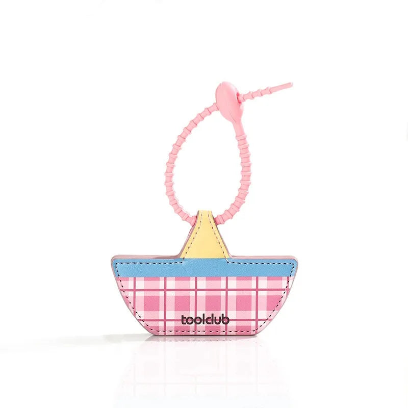 2 in 1 Dopaamine Magnetic Sun Hat Clip Outdoor Travel Sunglasses Convenient Storage Bag Hanging Anti-Loss Essential Tool Oasis Select Pink