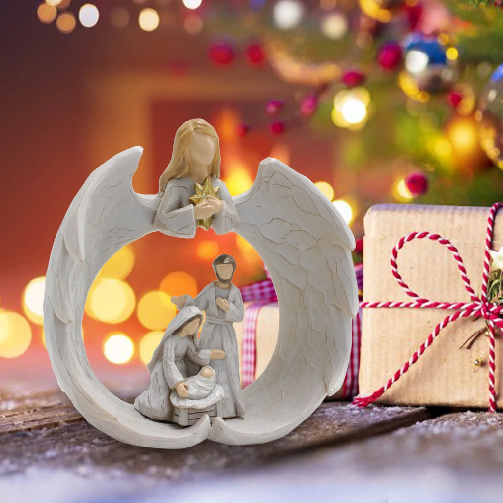 Angel Ornament Home Garden Ornament Creative Jesus Ornament Home Decor Oasis Select