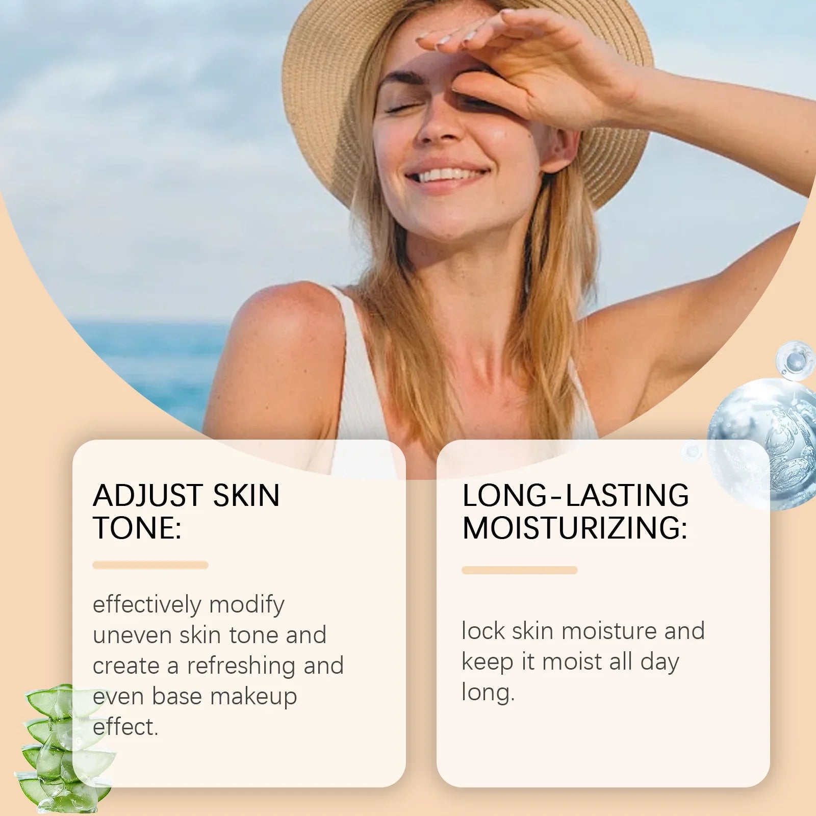 Hoygi BB Cream – SPF Moisturizing Foundation & Concealer BB & CC Cream Oasis Select