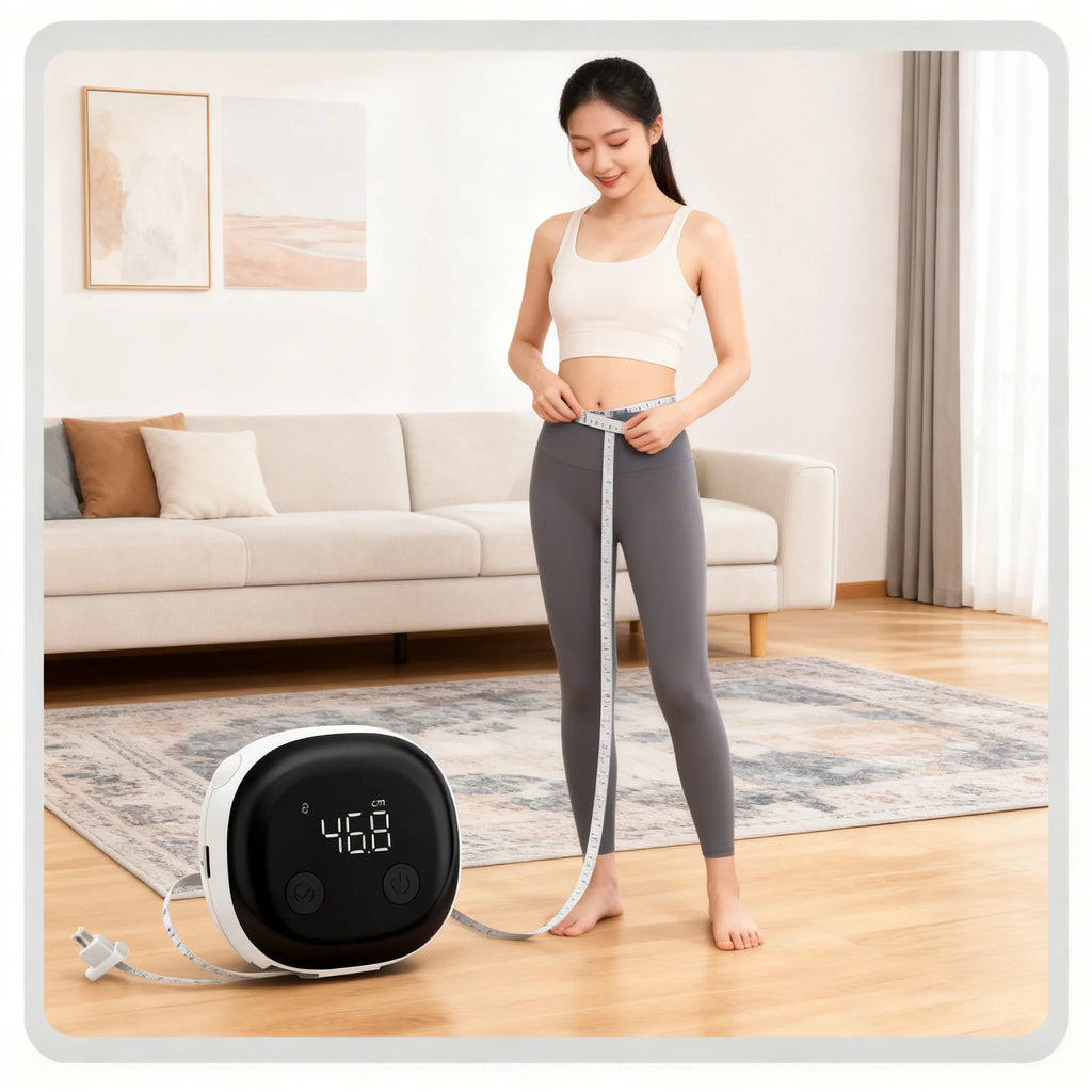 Smart Bluetooth Body Tape Measure – App Sync & OLED