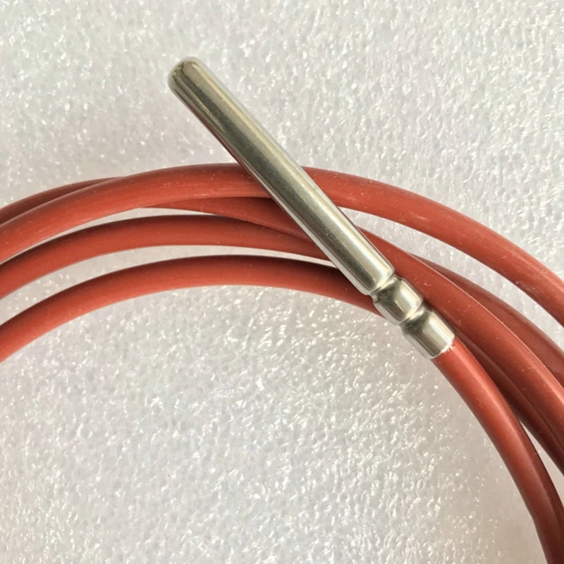 6X 2 Wire PT1000 Temperature Sensor Thermistor Silicone Gel Coated 1.5Meters Probe 45Mm X 5Mm -50-180 Centigrade Rtds Oasis Select