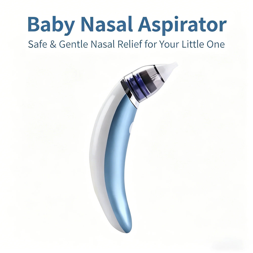 Baby Nasal Aspirator Electric Rechargeable Nose Cleaner Safe Gentle Suction Low Noise Silicone Tip For Newborn Infant Toddler Oasis Select