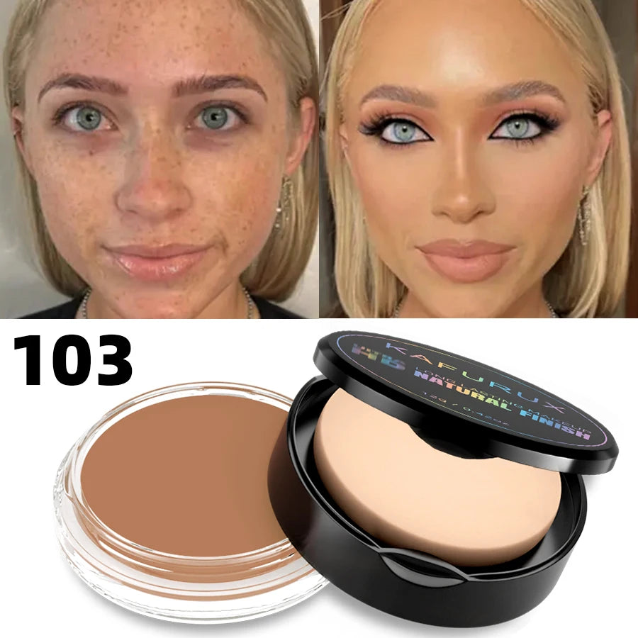 KAFURUX High Coverage Foundation Concealer Cream – 9 Shades