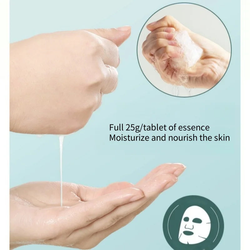 10-Pack Seaweed & Hyaluronate Hydrating Sheet Face Masks Hydrating Sheet Mask Oasis Select