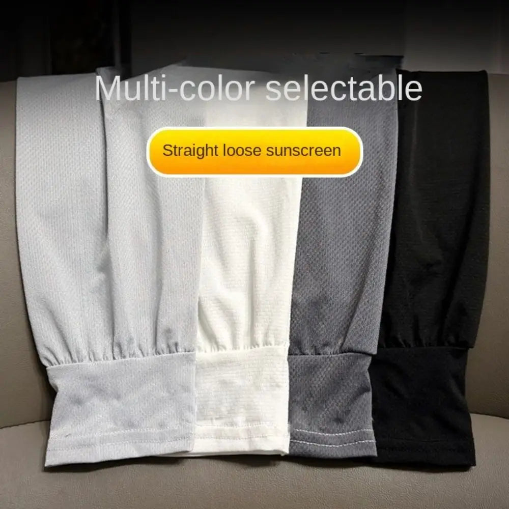 Durable UV Protection Sunscreen Ice Sleeves Loose Breathable Wear-resistant Outdoor Work Arm Warmers Men's Arm Sleeves Summer Oasis Select