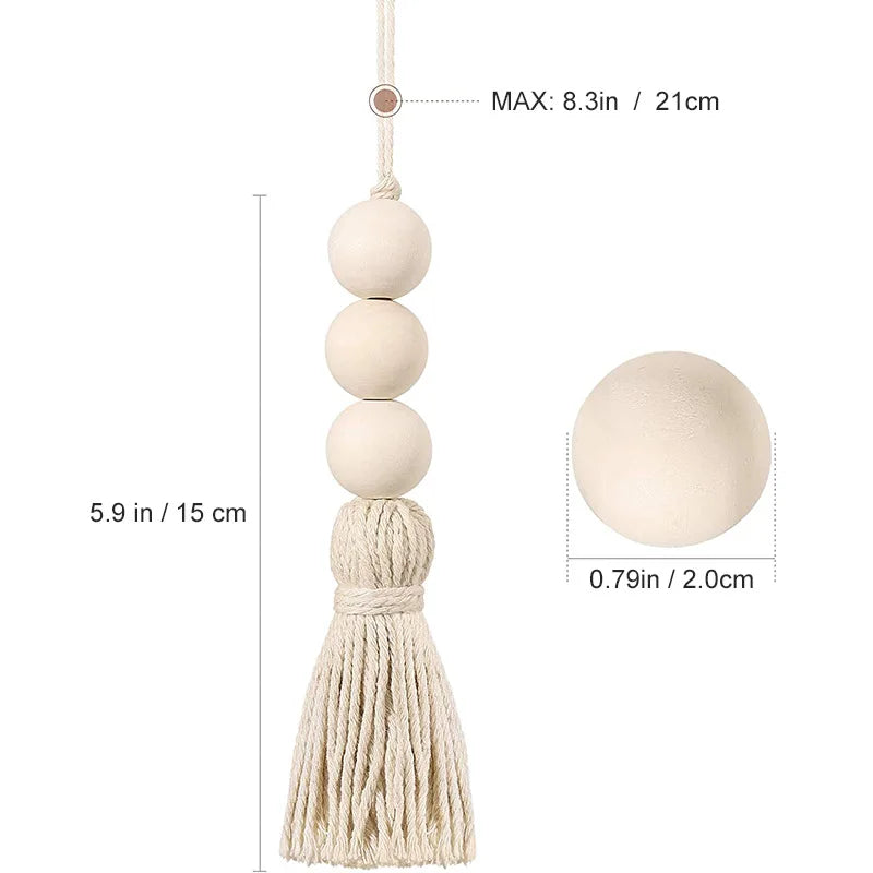 4/8Pcs Tassel Ornaments DIY Crafts Modern Boho Hanging Decorations Tassel Pendants for Backdrop Dorm Bedroom Curtain Home Decor Oasis Select