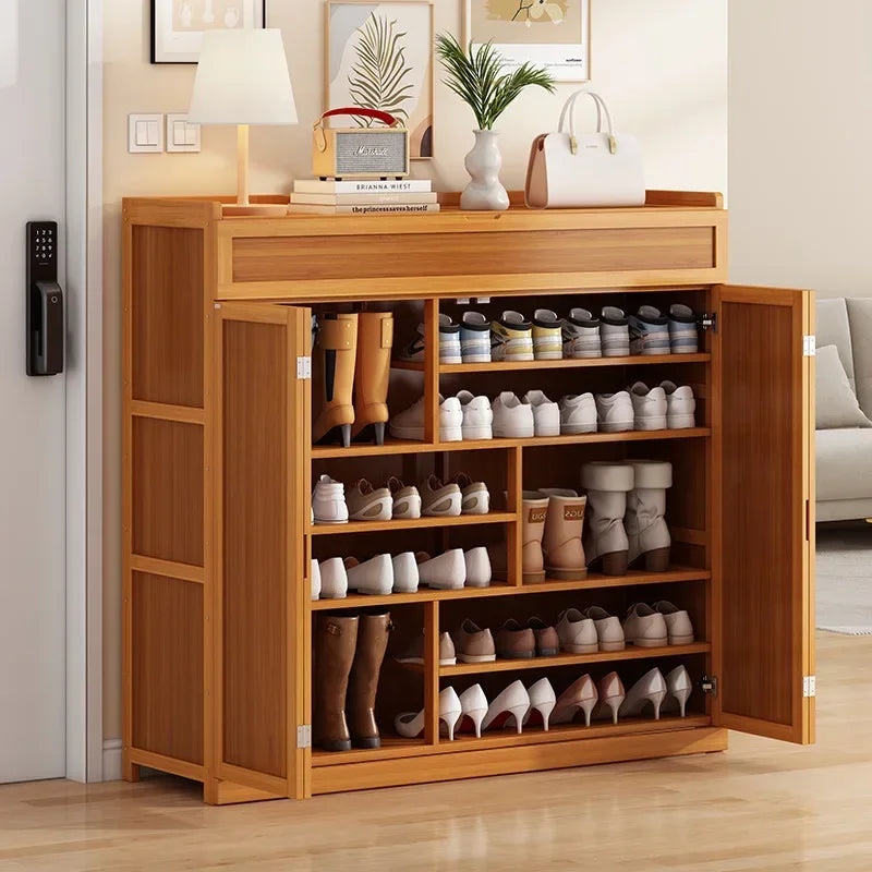 Nanzhu shoe cabinet simple shoe rack at the door of the home large-capacity storage artifact multi-layer dust-proof Oasis Select