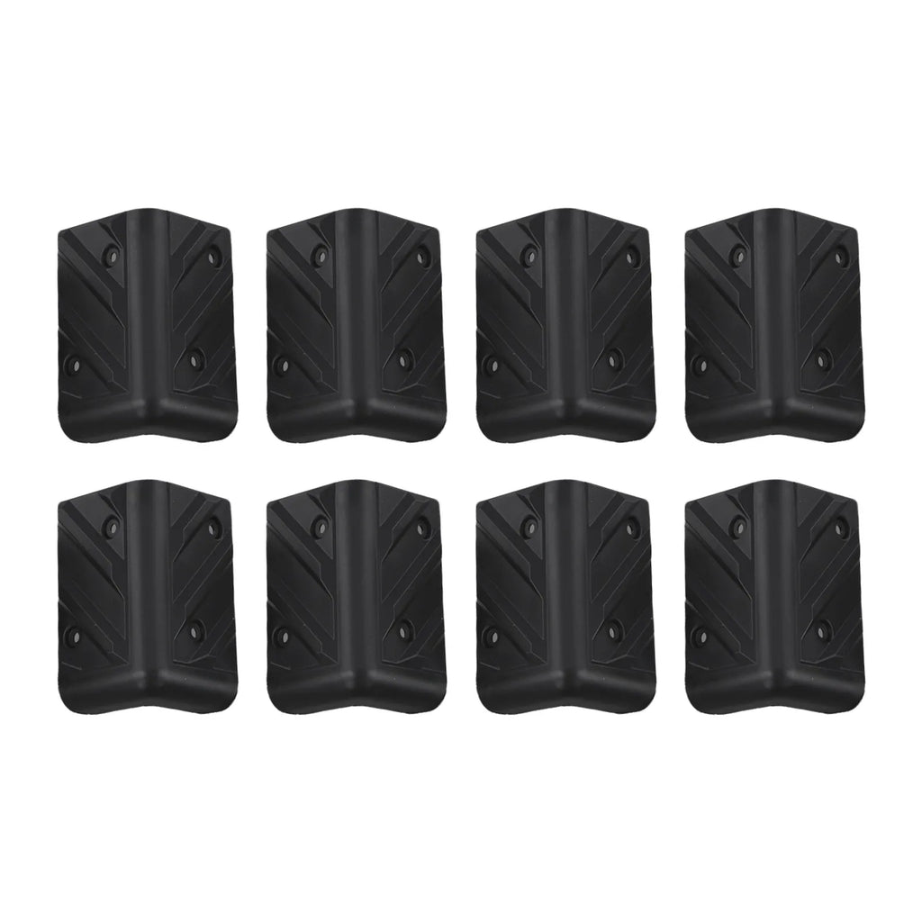 100% Brand New Corner Protector Speaker 3.5mm 8pcs Black Case Lightweight Plastic Polypropylene Protection Speaker Oasis Select
