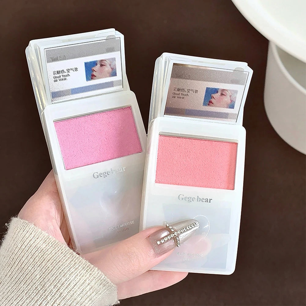 Floral Single Blush Low Saturation Matte Silky Texture Waterproof Sweatproof Long Lasting Daily Date Makeup Oasis Select