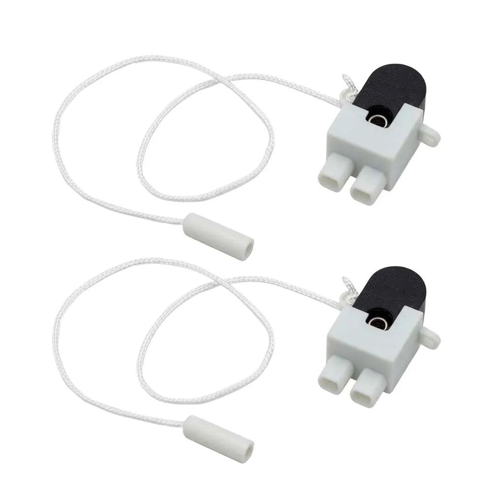 1/2pcs Pull Cord Switch Wall Light Switch With Cord Rotating Pull Cord Switch For Table Lamps Floor-Lamps Ceiling Lamp Switch Oasis Select B-2PCS