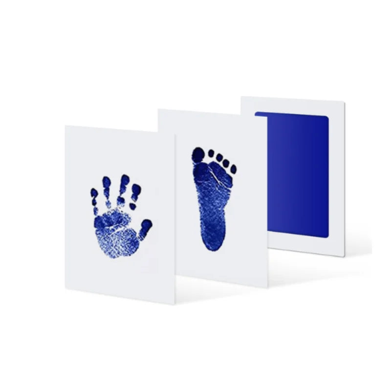 Pet Dog Footprint Handprint Pad Safe Non-toxic Printing Pad Pet Footprint Baby Paw Footprint Pad Oasis Select Blue