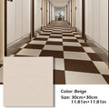 Removable Self-Adhesive Rug Square 30x30cm Peel-Off Adhesive Mat Suitable For DIY Home Decorating Hallway And Indoor Floor Tiles Oasis Select Beige 30X30cm-20pcs