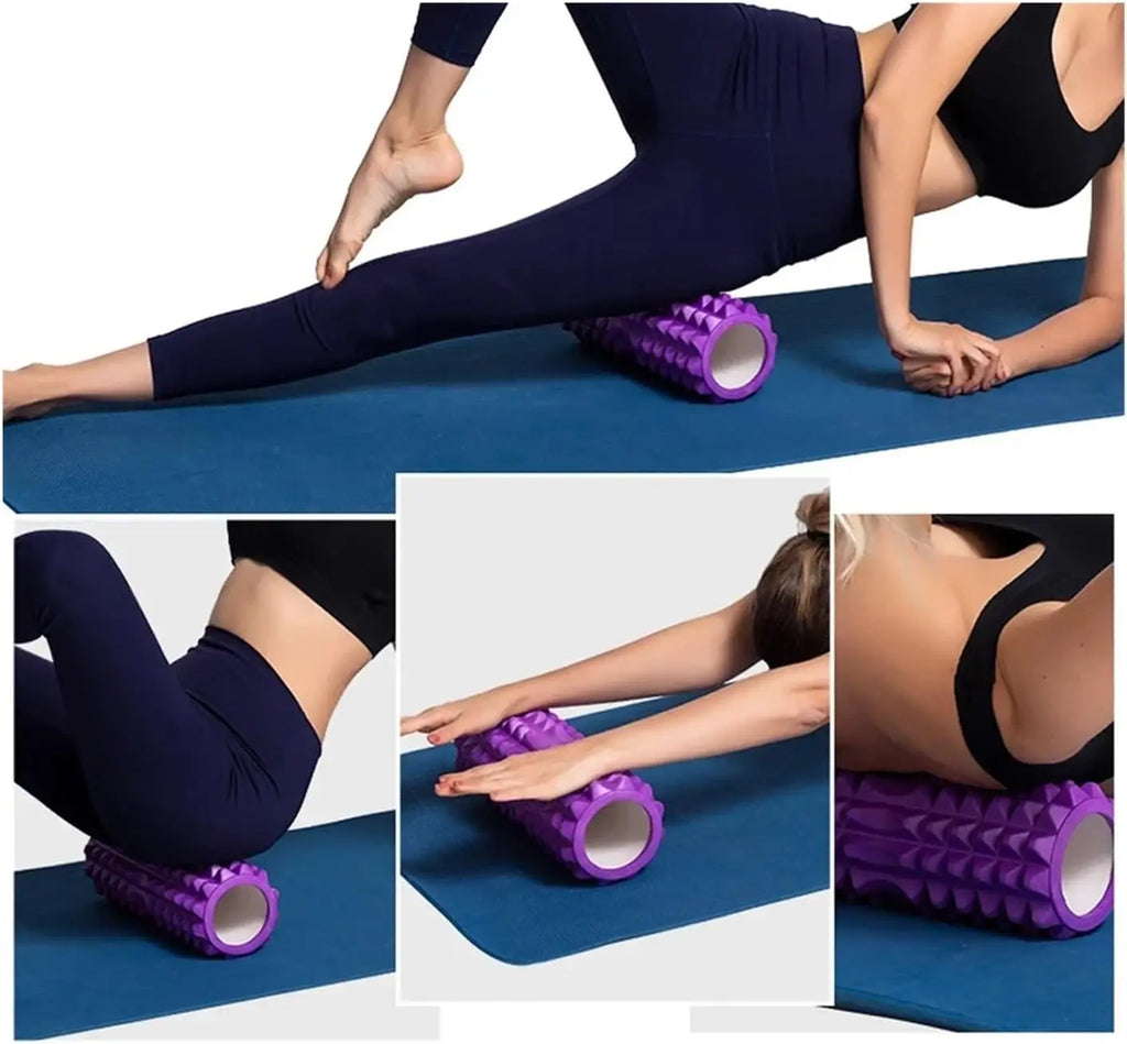13" High-Density Foam Roller – Firm Smooth Surface for Deep Tissue Massage, Back Pain Relief & Yoga Pilates Core Workouts Oasis Select