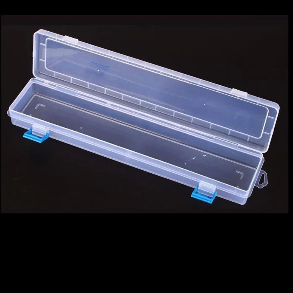 1Pc White Storage Box 33x7x3.5cm For Brushes Painting Pencils Watercolour Pens Arts Crafts Sewing Drawing Protctor Hand Tools Oasis Select