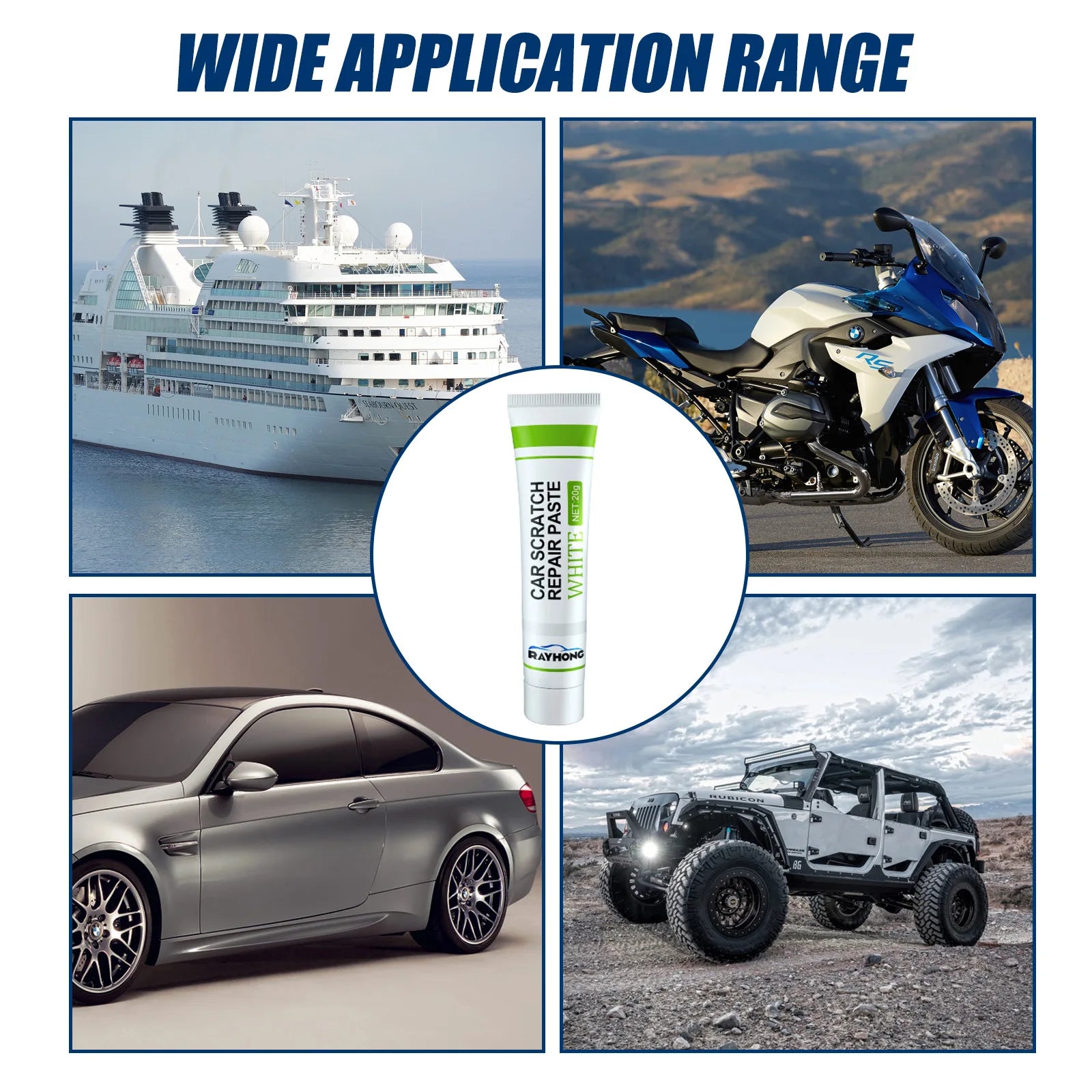 Fiberglass Repair Paste Bonding Strong Quick Dry Little Putty Long Strand Fiber Deep Cracks Car Scratch Remover Paste Fix Tools Oasis Select