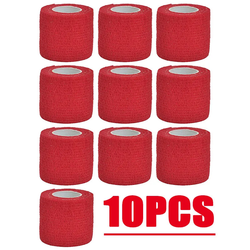 48/15/1Pcs Red Sport Self Adhesive Elastic Bandage Wrap Tape For Knee Support Pads Finger Ankle Palm Shoulder Oasis Select 10pcs-5cm