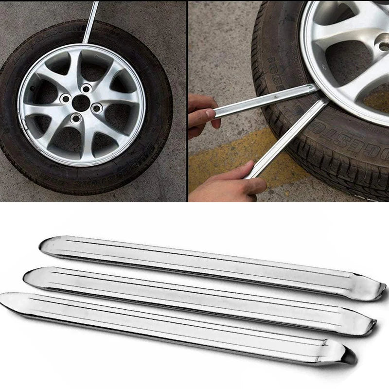 Car Tire Wrench Car Repair Tools Steel Spoon Tire Iron Rim Opener Lever Changer Motorcycle Bicycle Removal Tool Car Accessories Oasis Select
