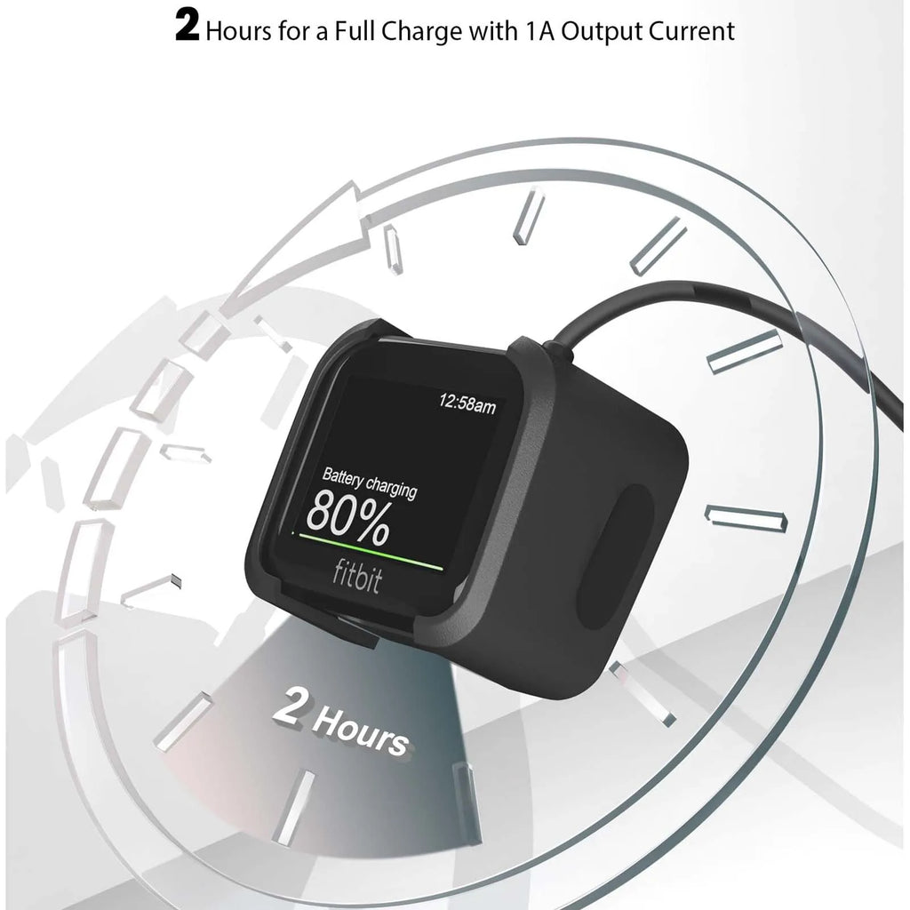 Charger for Fitbit Versa 1(Not for Versa 2)/Versa Lite/Versa SE, Replacement Charging Dock Cable Cord for Versa, Versa Lite Oasis Select