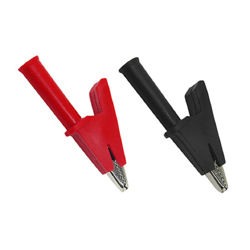 1Pair Alligator Clip Copper Crocodile Clips 1000V/20A 4mm Banana Socket Test Clip For Multimeter Pen Test Lead Cable Oasis Select