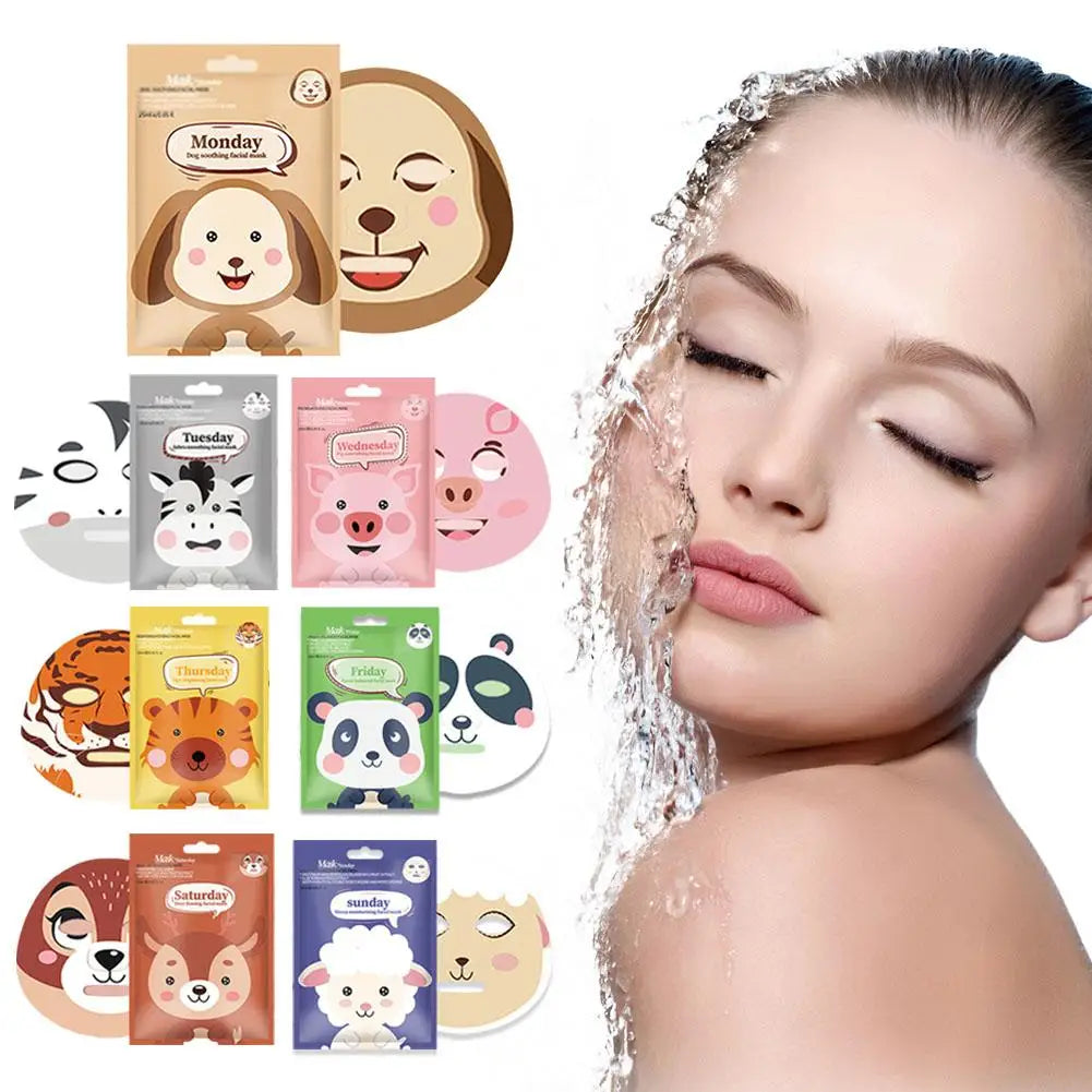 Animal Print Sheet Mask – Collagen & Hyaluronic Acid Hydration Hydrating Sheet Mask Oasis Select
