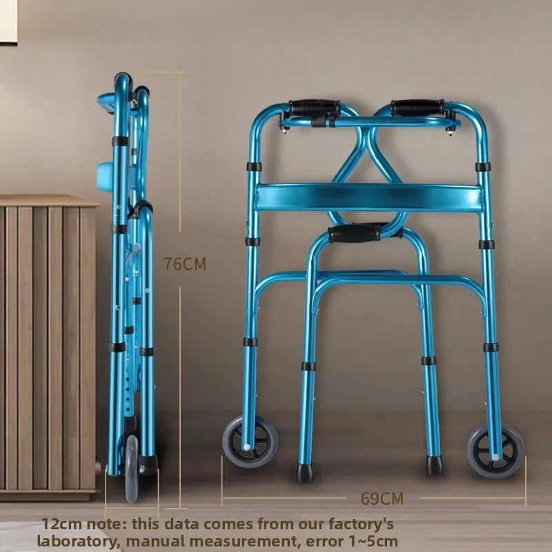 Multi-functional Solid Elderly walker Assisted walker Four-legged disabled walker Fractured double crutches Oasis Select