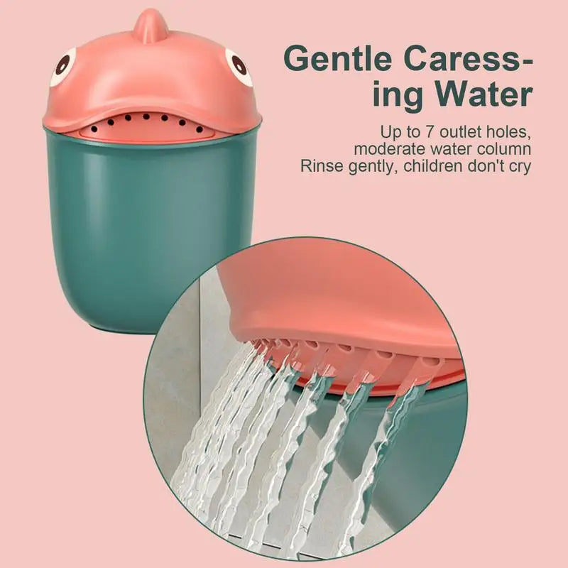 Cute Creative Clownfish Shamtoolpoo Cup Shampoo Rinse Cup Washing Baby Hair Rinse Cup Rinser Shower Sprinkler Spoon Bathroom Cup Oasis Select